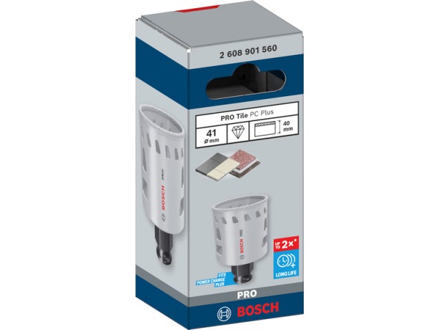 Žaga za izrezovanje lukenj Bosch PRO Tile PC Plus, 41mm, 2608901560